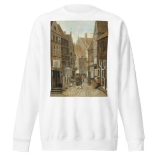 View of a Town by Jacob Vrel Sweatshirt