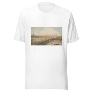 View of London Bridge and St. Paul’s Cathedral by William Daniell T-Shirt