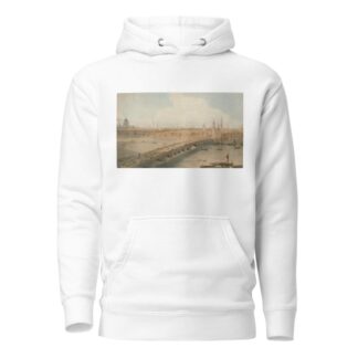 View of London Bridge and St. Paul’s Cathedral by William Daniell Hoodie