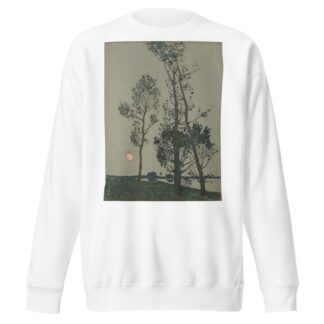 Arbres au clair de lune by Florence Esté Sweatshirt