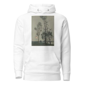 Arbres au clair de lune by Florence Esté Hoodie
