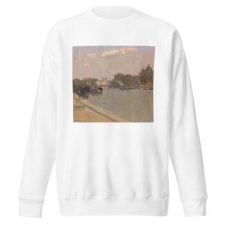 The Seine at Paris by Frank Edwin Scott Sweatshirt