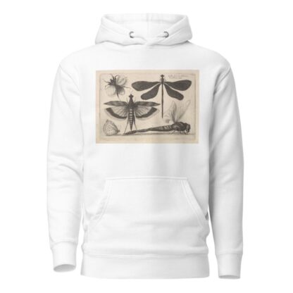 Dragonflies and a bumble bee by Wenceslaus Hollar Hoodie