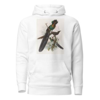 Astrapia nigra by Daniel Giraud Elliot Hoodie