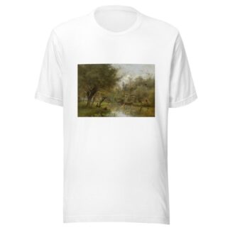 Landscape near Saint-Germain-en-Laye by César De Cock T-Shirt