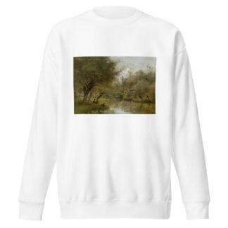 Landscape near Saint-Germain-en-Laye by César De Cock Sweatshirt