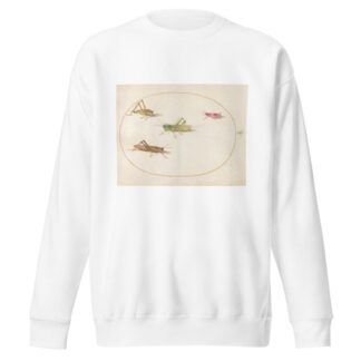 Plate 52; Four Grasshoppers by Joris Hoefnagel Sweatshirt
