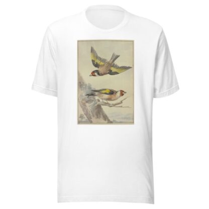 Two goldfinches by Aert Schouman T-Shirt