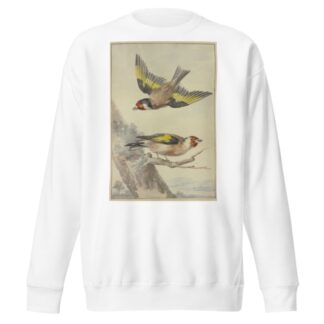 Two goldfinches by Aert Schouman Sweatshirt