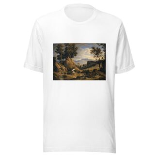 Landscape near Olevano with Rainbow by Joseph Anton Koch T-Shirt