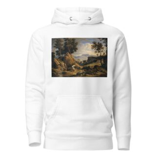 Landscape near Olevano with Rainbow by Joseph Anton Koch Hoodie