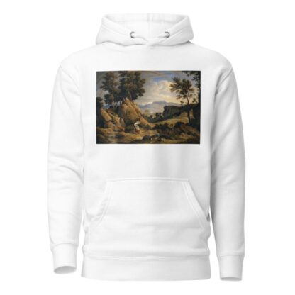 Landscape near Olevano with Rainbow by Joseph Anton Koch Hoodie
