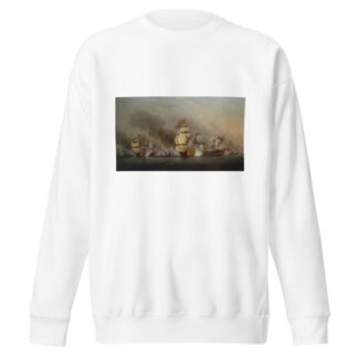 Vice Admiral Sir George Anson’s Victory off Cape Finisterre by Samuel Scott Sweatshirt