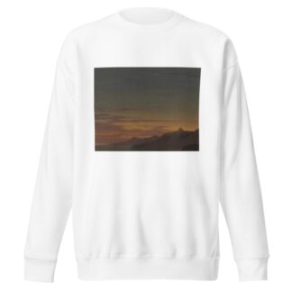 Close of the Day: Sunset on the Coast by Alexander Cozens Sweatshirt