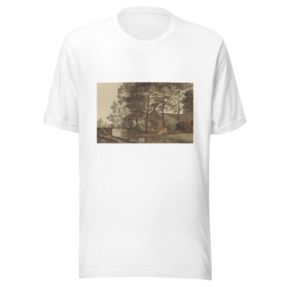 Boerderij met drinkende koe aan de Biltstraat te Utrecht by Hendrik Abraham Klinkhamer T-Shirt