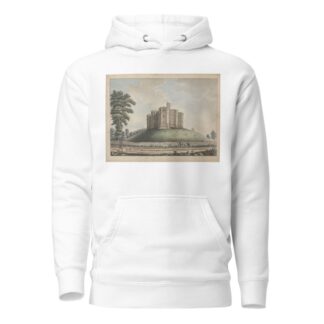 Warkworth Castle, Northumberland by William Beilby Hoodie