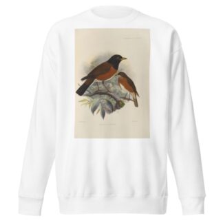 Merula Celaenops by Henry Seebohm Sweatshirt