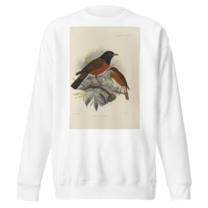 Merula Celaenops by Henry Seebohm Sweatshirt