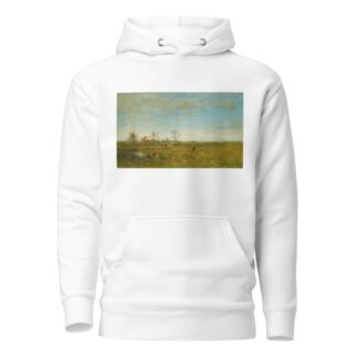 Hunters In Pont Long by Ivan Pavlovich Pokhitonov Hoodie