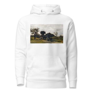 Peasant Woman On A Path by Charles François Daubigny Hoodie