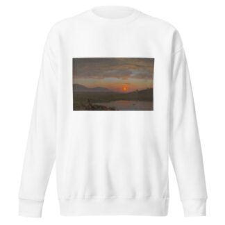 Hudson Valley, New York at Sunset by Frederic Edwin Church Sweatshirt