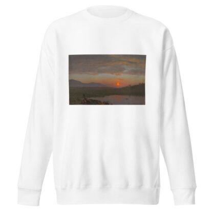 Hudson Valley, New York at Sunset by Frederic Edwin Church Sweatshirt
