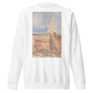 Koutoubia Mosque, Marrakech by Hercules Brabazon Brabazon Sweatshirt