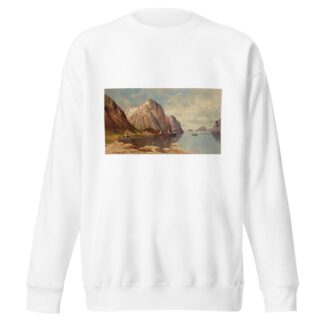 A Fjord by Olaf Petersen Sweatshirt
