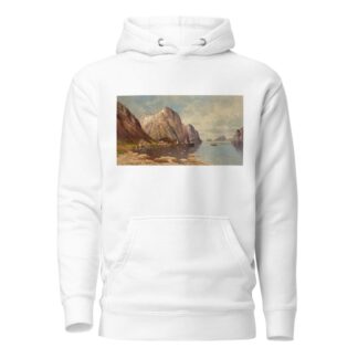 A Fjord by Olaf Petersen Hoodie