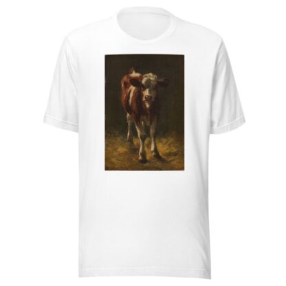 Kälbchen im Stall by Richard Voltz T-Shirt