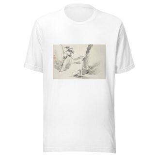 Album of Fifteen Ink Paintings Pl.09 by Hine Taizan T-Shirt