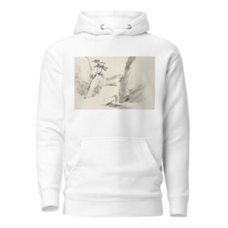 Album of Fifteen Ink Paintings Pl.09 by Hine Taizan Hoodie
