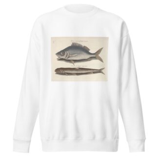 Piscium, serpentum, insectorum, aliorumque nonnullorum animalum nec non plantarum quarundam imagines Pl.002 by Mark Catesby Sweatshirt