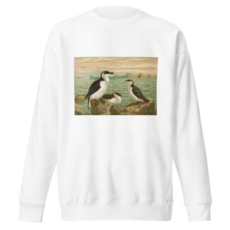 Alca torda by Johann Friedrich Naumann Sweatshirt