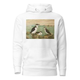 Alca torda by Johann Friedrich Naumann Hoodie