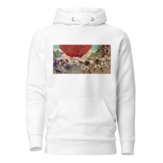 Great Victory of Japan; Defeat of Qing Soldiers at the Battle of Pyeongyang by Watanabe Nobukazu Hoodie