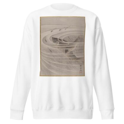 Fish in a Whirlpool by Kawanabe Kyōsai Sweatshirt