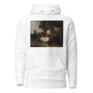 Der Krieg im Hühnerhof by Melchior de Hondecoeter Hoodie