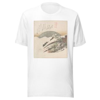 Setting Moon on Waves by Kubo Shunman T-Shirt