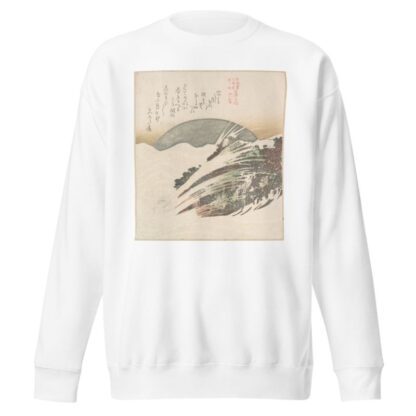 Setting Moon on Waves by Kubo Shunman Sweatshirt
