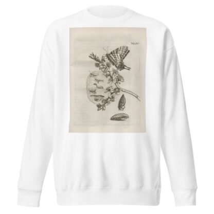 Der Raupen wunderbare Verwandelung und sonderbare Blumen-Nahrung Pl.095 by Maria Sibylla Merian Sweatshirt