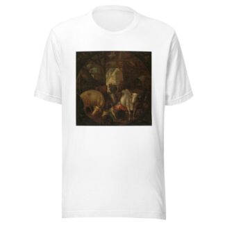Cows in a stable; witches in the four corners by Roelant Savery T-Shirt