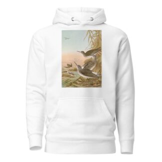 Totanus ochropus, Totanus glareola, Tringoides hypoleucus by Johann Friedrich Naumann Hoodie