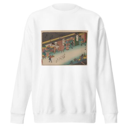 Tokaido gojusantsugi, Pl.43 by Andō Hiroshige Sweatshirt