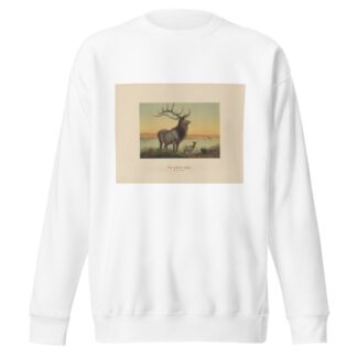 The Wapiti Deer by Joseph Wolf Sweatshirt