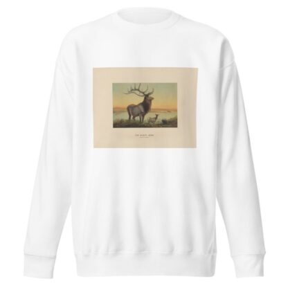 The Wapiti Deer by Joseph Wolf Sweatshirt