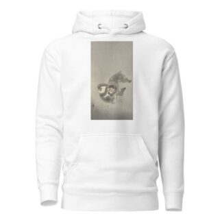 Two monkeys playing by Ohara Koson Hoodie