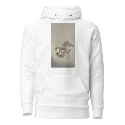 Two monkeys playing by Ohara Koson Hoodie
