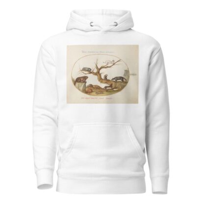 Marmot, Hamsters, Rat, Field Mouse, Shrew, and a Coatimundi by Joris Hoefnagel Hoodie