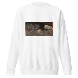 Momotarō Scattering Beans by Tsukioka Yoshitoshi Sweatshirt